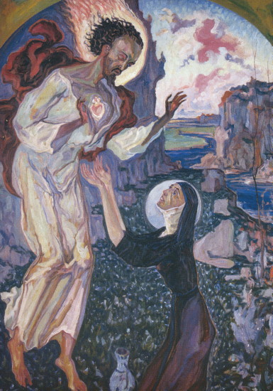 Image - Oleksa Novakivsky: The Heart of Jesus (1913).